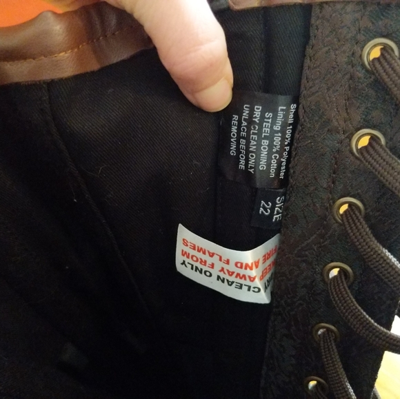 Steampunk Steel-boned Corset - Picture 3 of 4